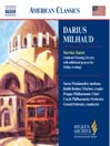 MILHAUD: Service Sacre